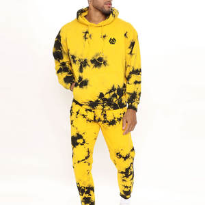 Vente en gros de survêtements d'hiver 100% coton élégants pour hommes, ensembles de tissus 300g légers et respirants avec logo personnalisé et conception solide - Product Image 1