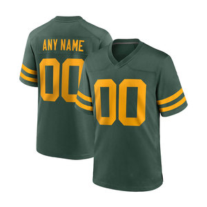 Meilleur maillot de football américain personnalisé et élégant, sublimé, prix le plus bas, haute qualité, col en V - Product Image 3