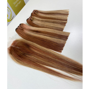 Haute qualité peau super lisse trame usine directe brésilien vietnamien HD Piano couleur foncée Double luxe Bonestraight - Product Image 6