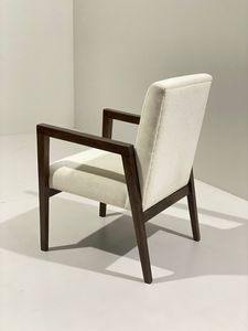 Chaise de salle à manger royale antique, fauteuil en bois fait à la main, chaise rembourrée de style vintage de luxe moderne, entrepôt de bureau à domicile - Product Image 6