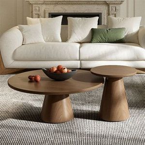 Mesa de Centro de Madera de Primera Calidad para Muebles de Sala de Estar Exclusivos que Exhiben el Arte del Trabajo en Madera - Product Image 1