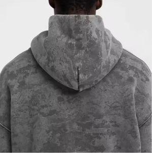 Nouveau lavage à l'acide hommes sweats à capuche surdimensionné coton mélangé personnaliser Streetwear Vintage hommes lavage à l'acide à capuche coton tissu homme à capuche - Product Image 6