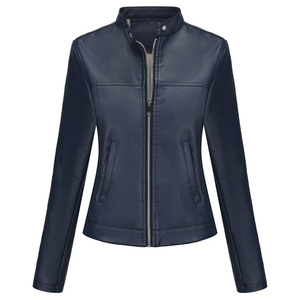 Chaqueta de Cuero para Mujer, Prenda Exterior Elegante de Primera Calidad, Diseñada para Uso Casual, Moda de Invierno y Comodidad Diaria - Product Image 2