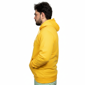 Sweat à capuche en coton 100% personnalisé en gros pour hommes, manches longues, polaire, poche, confortable, chaud, basiques - Product Image 3