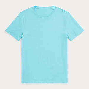 OEM T-shirt grande taille à col rond pour hommes Logo personnalisé graphique T-shirt décontracté en jersey tricoté à séchage rapide 3D basique épaule tombante solide - Product Image 2