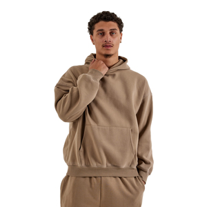 Ensemble de survêtement décontracté 2-en-1 pour homme : sweat à capuche en coton délavé à épaules tombantes et pantalon de survêtement épais essentiel – Vente en gros - Product Image 2