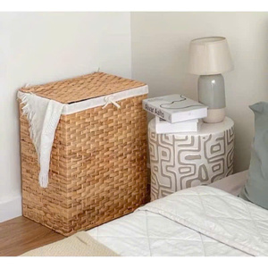 Paniers à linge en bambou et rotin tissés à la main de qualité supérieure, écologiques, vente en gros, paniers de rangement et cadeaux pour hôtels de luxe - Product Image 3