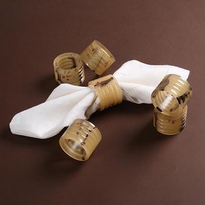 <b>Epoxy</b> Resin Butterscotch Napkin Ring Banquet Party Decoration Dinning <b>Table</b> Everyday Family Gatherings a Great Tabletop Decor - Product Image 1