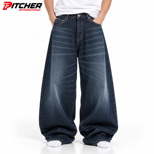 Jeans noirs pour hommes sur mesure, jeans noirs pour hommes en gros, jeans noirs, marque privée pour les détaillants de mode américains - Product Image 1