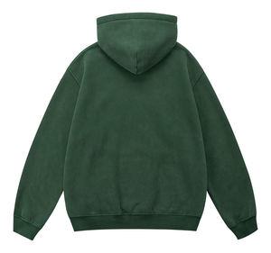 Sudadera con capucha de algodón de peso pesado de precio barato de calidad superior personalizado Puff estampado Streetwear Sudadera con capucha para hombres último diseño de invierno - Product Image 5