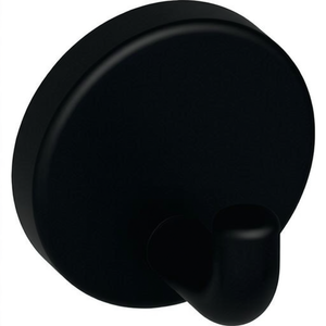 Deep <b>Black</b> 801.90B010 Single <b>Hook</b> Right Angle .A.30mm PA Ma 90 Wall <b>Hooks</b> & Coat Racks - Product Image 3