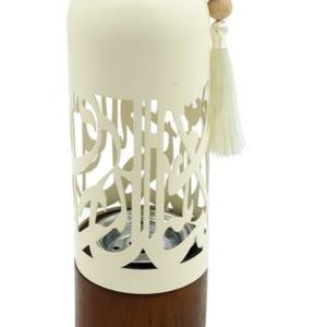 Quemador de Incienso Grande de Madera y Metal con Tapa de Cúpula Calada, Elegante Porta Incienso para Decoración del Hogar, Aromaterapia y Regalos - Product Image 4