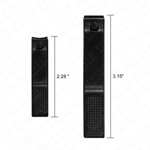 Professional Stainless Steel Flat <b>Edge</b> Nail Clipper Black Silver Custom Logo Fingernail Toenail <b>Cutter</b> Wholesale - Product Image 2