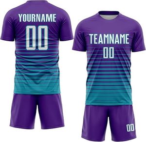 Uniforme de fútbol de poliéster 100% de último diseño, uniforme profesional para niños de nuevo estilo, Color sólido de calidad Premium a la venta - Product Image 1