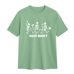 Gran oferta, ropa de calle, camiseta para hombre, estampado de algodón pesado, divertido esqueleto, camisetas gráficas para hombre, camisetas holgadas de verano para hombre - Product Image 6
