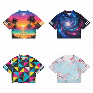 Camiseta de fútbol personalizada Wolf Head | Impresión digital por sublimación | Top deportivo de poliéster - Product Image 6