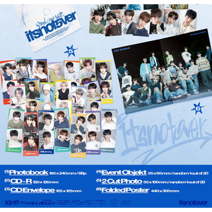 idntt - อิทส์โนทโอเวอร์ มินิอัลบั้มชุดที่ 3 เวอร์ชั่นโฟโต้บุ๊ค โครมฮาร์ท / ลิตฮาร์ท / ชุดเซ็ต - Product Image 4
