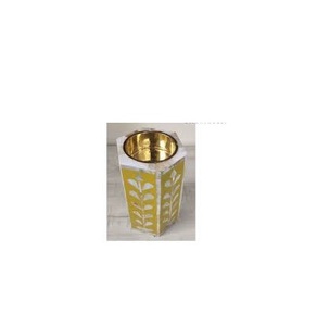 Est piece-portavelas con incrustaciones de hueso, accesorio decorativo para el hogar al mejor precio - Product Image 1