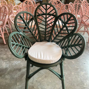 เก้าอี้หวายลายกลีบดอกซากุระสีฟ้า ขายดี สำหรับเด็ก ทำด้วยมือจากหวายคุณภาพสูง โต๊ะและเก้าอี้เด็ก - Product Image 4