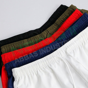 Short de haute qualité pour hommes de haute rue solide Logo personnalisé taille élastique 100% coton Offre Spéciale nouveau Design - Product Image 2