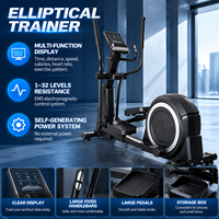 Elliptique de fitness à résistance magnétique robuste BN pour centre de remise en forme, hôtel, salle de sport, entraînement à domicile et usage commercial