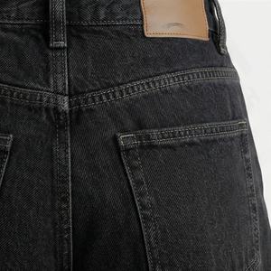 Custom New Mid Waist Flat Front Breathable 3D Eco Friendly Washed Ripped Plus Size Customized Color Straight <b>Jeans</b> <b>Women</b> Denim - Product Image 5