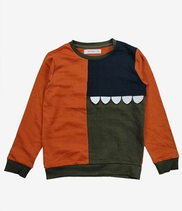 Camiseta de manga larga de gran tamaño deportiva con cuello redondeado para hombre, camiseta de manga larga de doble capa para niños - Product Image 2