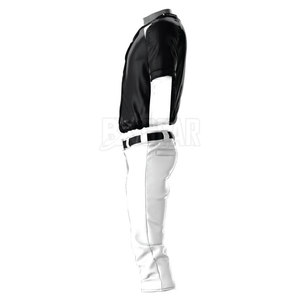Equipo al por mayor desgaste uniforme de béisbol de secado rápido y tela ligera con opciones personalizadas para el logotipo y el nombre - Product Image 4