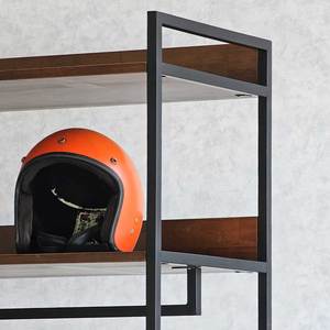 Magnifique porte-manteau en bois d'hévéa de 84x45x220cm avec 8 tiroirs pour salon - Product Image 6