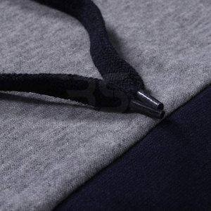 Sweat à capuche homme poids lourd coton impression personnalisée brodé surdimensionné pull sur plaine épais sweats à capuche hommes - Product Image 5