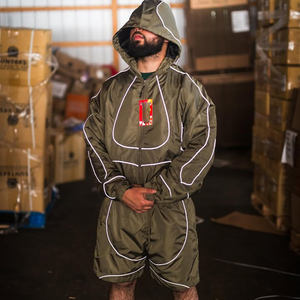 Fabricante de Conjuntos Deportivos, Conjuntos Cortos Cortavientos Personalizados 100% Poliéster, Conjuntos Deportivos Reflectantes - Product Image 4