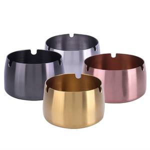 Premium Quality Metal Ashtray Tabletop Counter Top Cigarette Ash <b>Tray</b> for Hotel Restaurant Home <b>Office</b> Indoor Outdoor Wholesale - Product Image 1