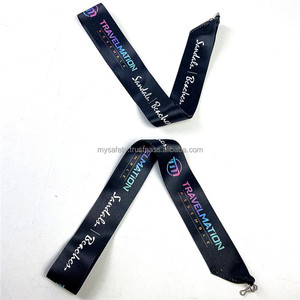 Lanières de médailles de course personnalisées en polyester, réglables, 33 mm ou 55 mm, faible MOQ, promotionnelles, sangles de cou personnalisées pour le personnel - Product Image 3