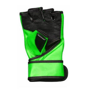 Gants MMA demi-doigt en cuir de haute qualité Gants de boxe légers avec logo personnalisé vente en gros à chaud - Product Image 3