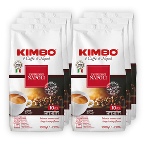 Café italien Kimbo Mélanges assortis - Collection de grains de café expresso et de café moulu de qualité supérieure à vendre - Product Image 6