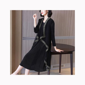 New Design <b>Silk</b> Women <b>Skirt</b> Casual Ladies Dresses Pakistani Elegant Maxi Dress <b>Long</b> Sleeve - Product Image 2