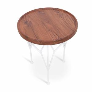 Mesa auxiliar de metal de café de tendencia superior con decoración del hogar superior de madera Aspecto atractivo y simple disponible Precio más bajo - Product Image 6