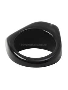 Wholesale ANAM Customized Best Quality Handcrafted High Polished Beautiful Colorful Fashion <b>Resin</b> Art Collectible <b>Ring</b> for Women - Product Image 3
