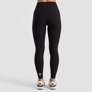 High-Waist Performance Seamless Spandex/Nylon <b>Leggings</b> (<b>Black</b>) Custom Design Breathable Plus Size Workout Tights XXL XS Sizes - Product Image 3