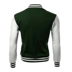 OEM Vestes d'université de baseball pour hommes Mode d'hiver coupe ajustée à manches longues Logo Design Lettermen Veste de baseball universitaire pour hommes - Product Image 2
