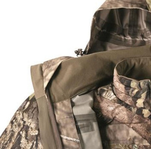 Veste de chasse chauffante camouflage noire personnalisée vêtements chauds d'hiver avec batterie toile respirante décontractée en coton polyester - Product Image 3