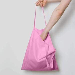 Sacs fourre-tout promotionnels en toile 100 % coton rose pour légumes, personnalisables avec logo, vente en gros OEM - Product Image 2