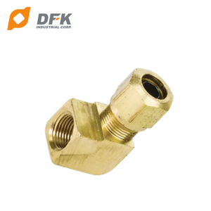 DOT1470 Coude pivotant femelle à 90 degrés en laiton personnalisable Raccords de frein à air usinés CNC pour remorque de camion - Product Image 6