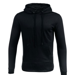 Sweats à capuche ajustés sans manches avec doublure polaire conique pour hommes OEM vente en gros hommes vêtements de rue lâche à manches longues imprimé graphique - Product Image 1