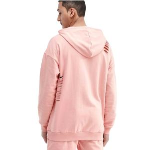Breathable Comfortable Wear <b>Men</b> Distressed <b>Hoodie</b> Adults Use <b>Lightweight</b> Distressed Hoodies - Product Image 1