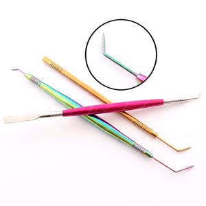 Herramienta de levantamiento y aseo de pestañas de acero inoxidable ligero de Color personalizado punta puntiaguda para tratamiento de pestañas de etiqueta privada - Product Image 3