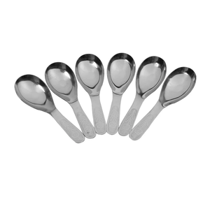 Cuillère à soupe en acier miroir Couverts de restaurant Couverts en miroir Ensemble de couverts Cuillère à soupe personnalisée de haute qualité - Product Image 1