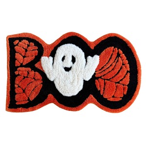 เสื่อผ้าฝ้ายทอมือสไตล์ทันสมัยเป็นมิตรกับสิ่งแวดล้อมเสื่อคลุมอาบน้ำฮาโลวีนซักได้พิเศษสำหรับเด็กปรับแต่งดีไซน์ได้ - Product Image 1