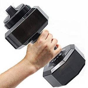 Dumbbell Shape Stainless Steel BPA Free Eco-Friendly Lightweight Fitness Drinking <b>Bottle</b> Gym Workout <b>Sports</b> Water <b>Bottle</b> - Product Image 2