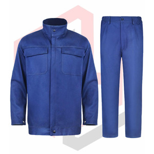 Ropa protectora de soldadura Traje de algodón resistente al calor con protección profesional y polainas protectoras para piernas - Product Image 1